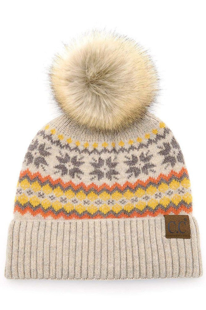 CC Nordic Isle Pom Beanie