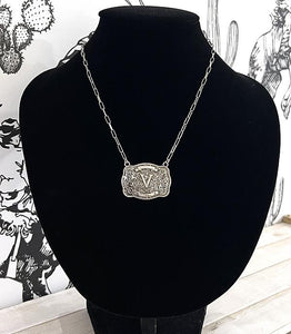 Buckle Letter Necklace