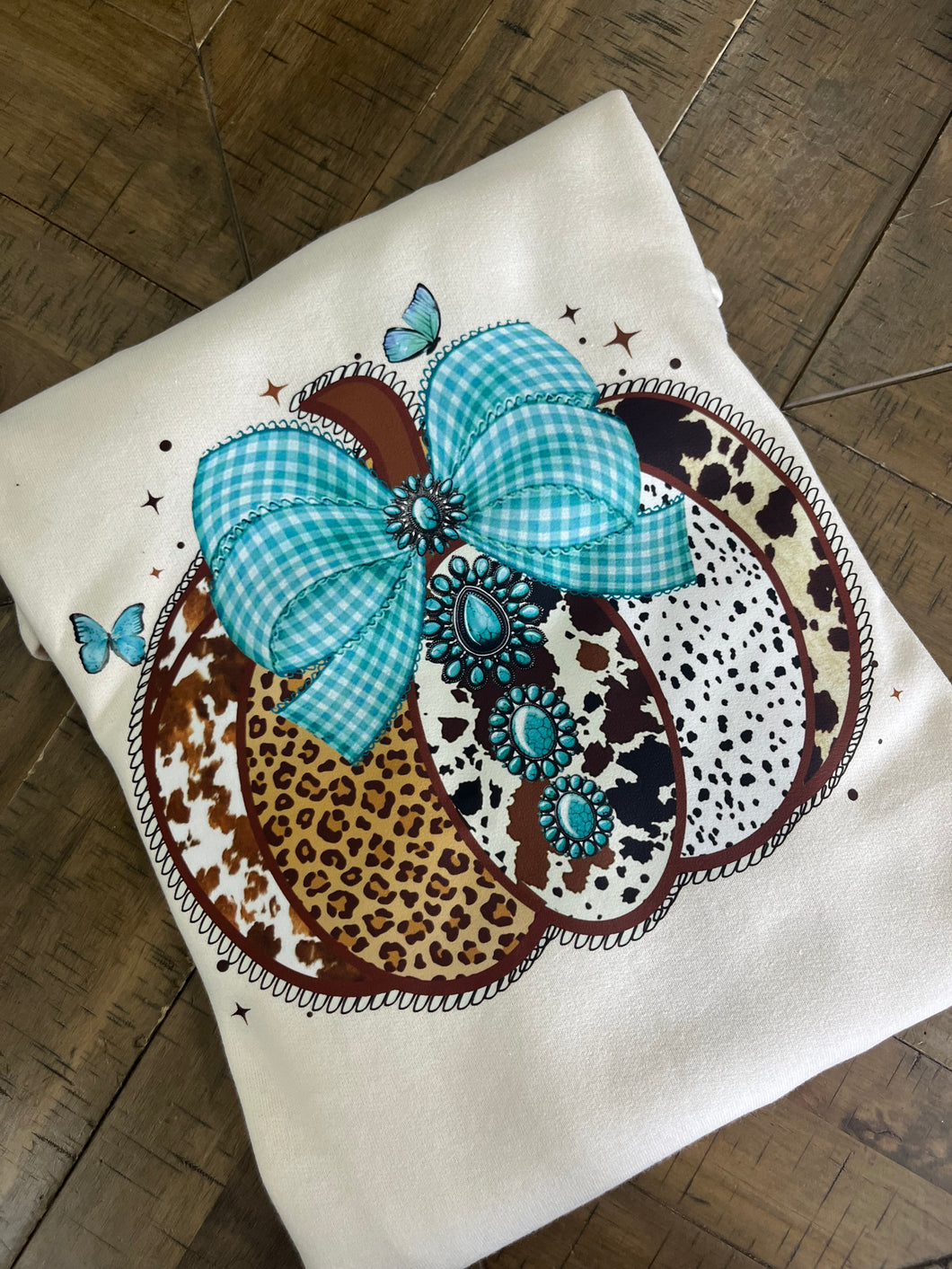 Turq Pumpkin Pullover