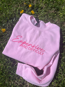 Expensive & Difficult Embroidered Pullover