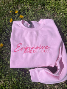Expensive & Difficult Embroidered Pullover