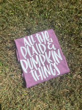 Load image into Gallery viewer, Plaid &amp; Pumkins Tee
