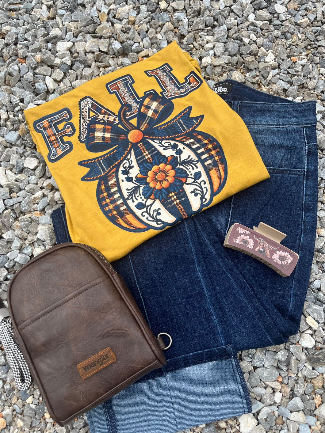 Quilted Fall Plaid Tee