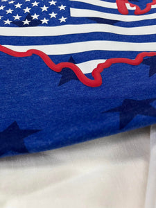 USA Puff Flag Tee