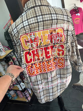 Load image into Gallery viewer, Stacked Chiefs Bleached Flannel
