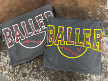 Load image into Gallery viewer, Baller Puff Softball Tee
