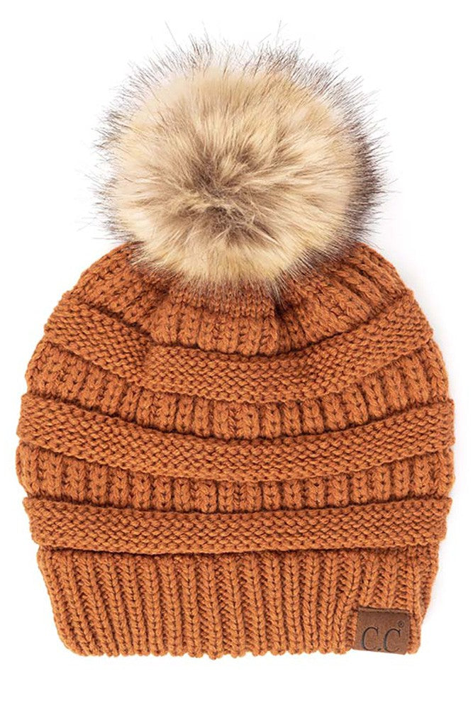 CC Knot Pom Pom Beanie