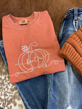 Load image into Gallery viewer, Faith Pumpkin Embroidered Tee
