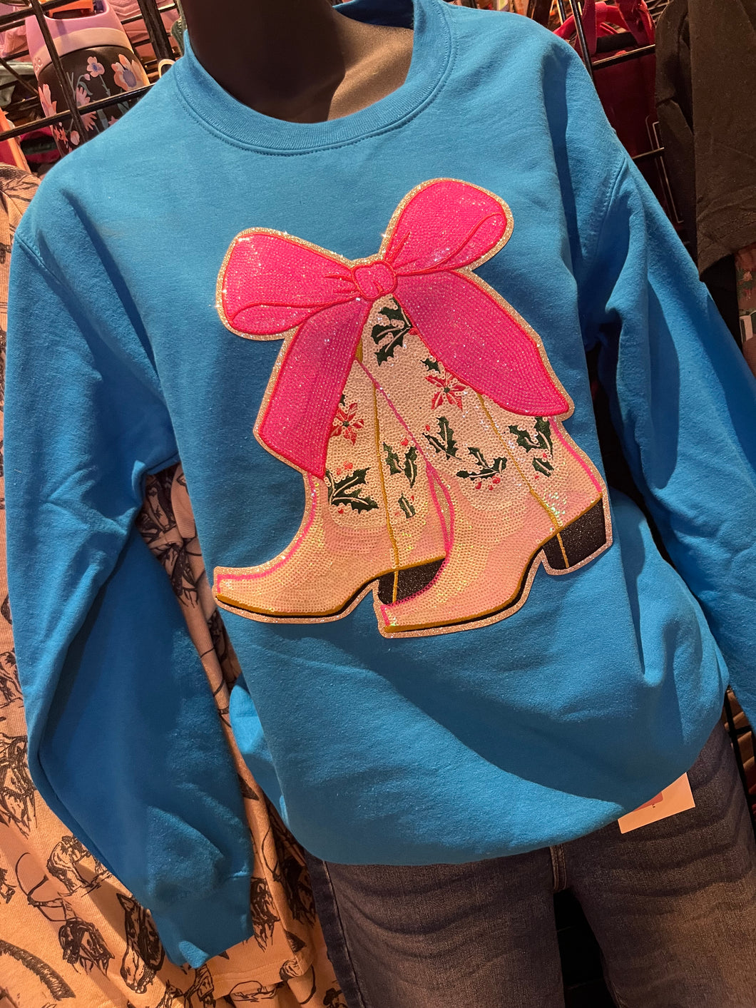 Vegas Boots Patch Pullover