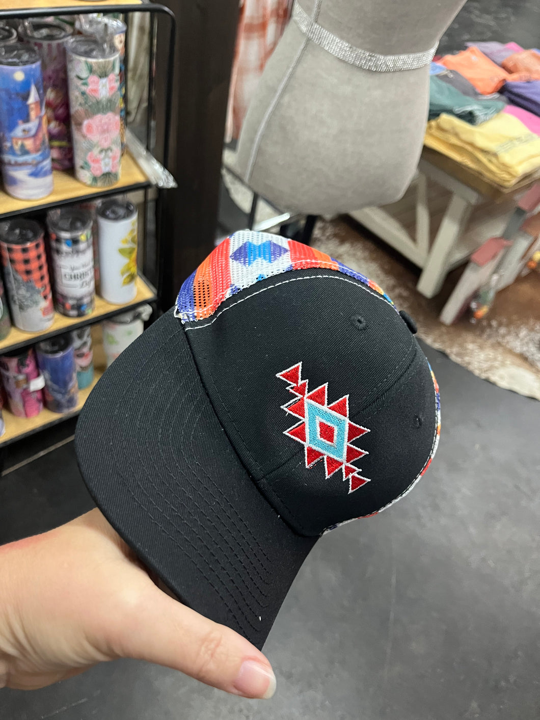 Aztec Embroidered Hat