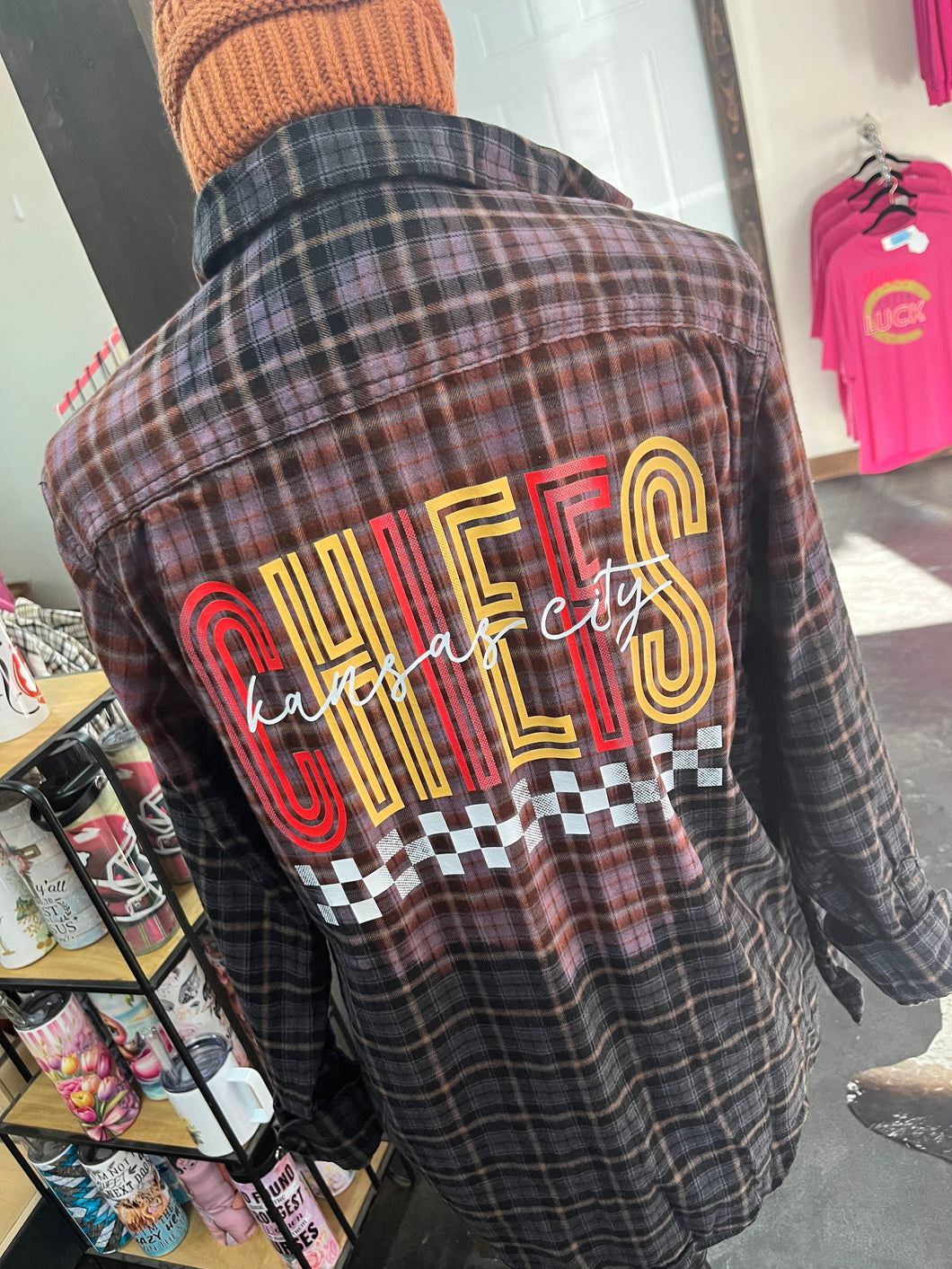 Chiefs Check Bleached Flannel