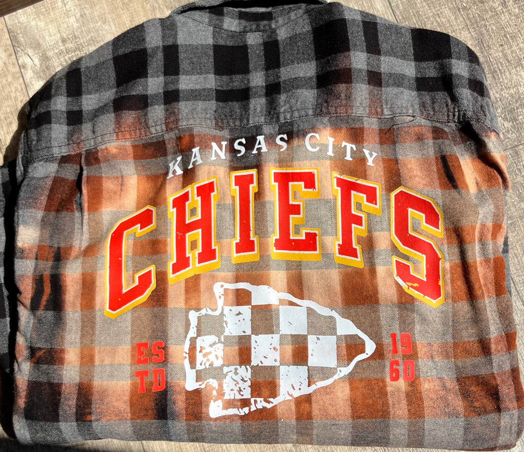 Arrowhead Check Bleached Flannel