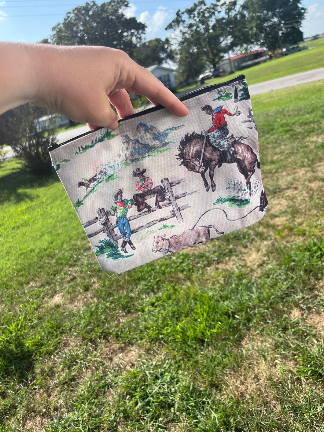 Cowboy Makeup Bag