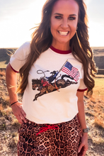 Load image into Gallery viewer, Dust &amp; Glory Ringer Tee
