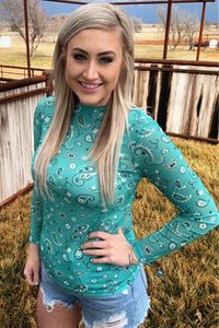 Bandanna Mesh Top