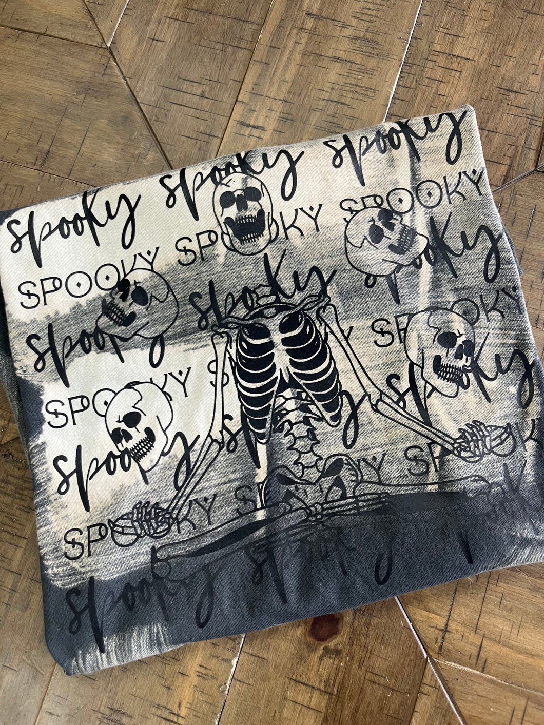 Spooky Bleached Tee