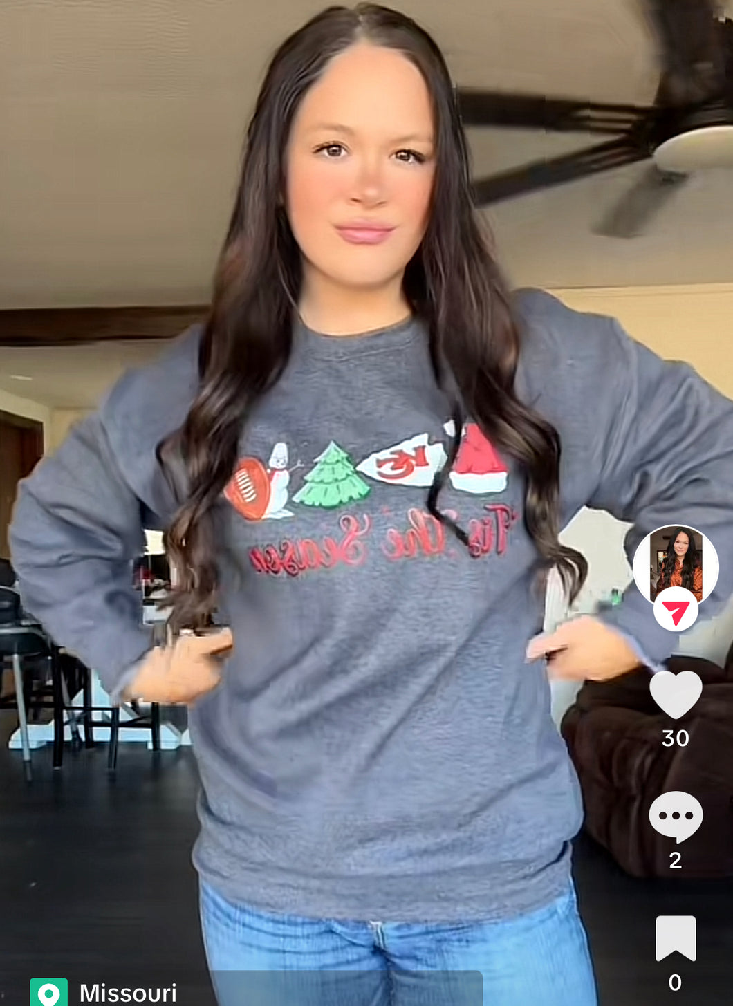 Tis The Season Cheifs Pullover