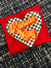Load image into Gallery viewer, Check KC Heart Tee
