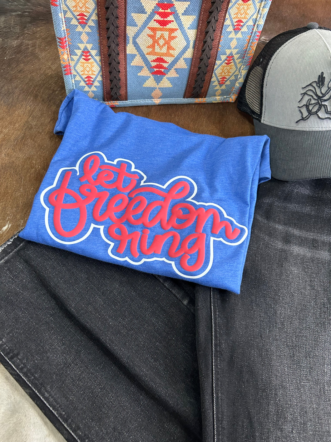 Freedom Ring Puff Tee