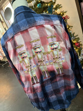 Load image into Gallery viewer, Water Color Nutcracker Bleached Flannel
