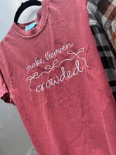 Load image into Gallery viewer, Heaven Crowded Embroidered Tee
