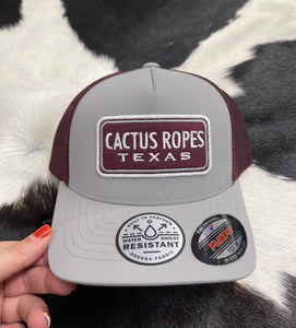 Cactus Ropes Hooey Hat Maroon- Youth