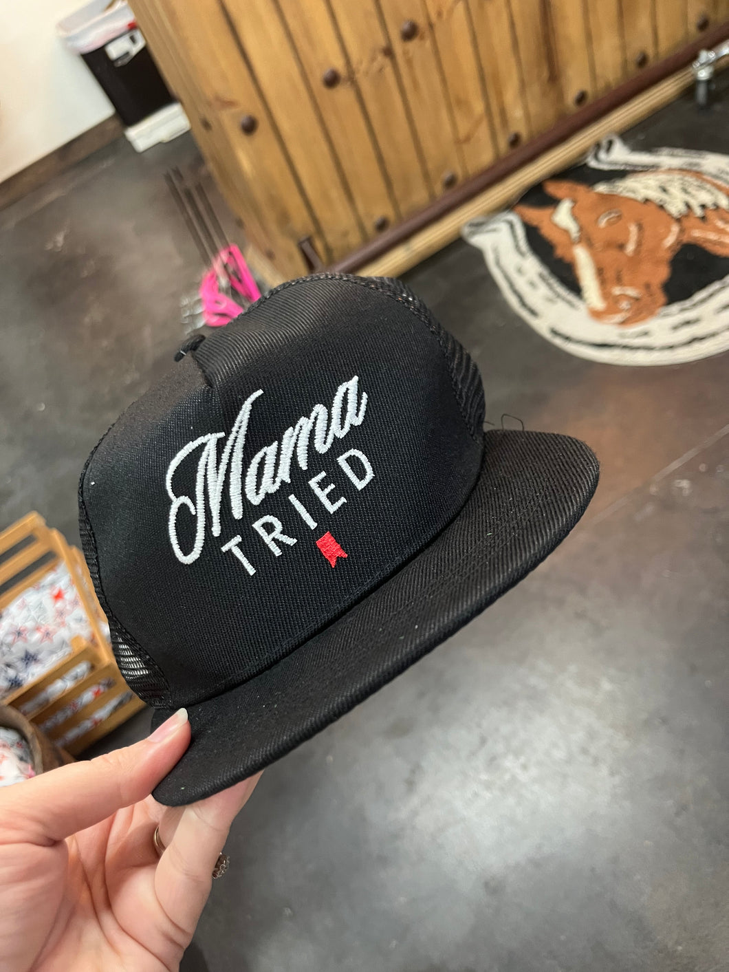 Mama Tried Embroidered Hat