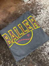 Load image into Gallery viewer, Baller Puff Softball Tee
