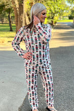 Load image into Gallery viewer, Ropin Round The Christmas Tree Jam Top
