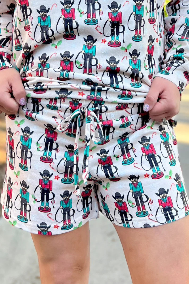 Ropin Round The Christmas Tree Jam Shorts