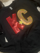 Load image into Gallery viewer, KC Sequin Patch Pullover
