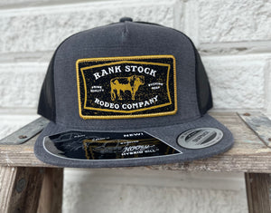 Rank Stock Black Hooey Hat Mens