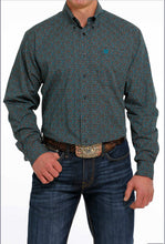 Load image into Gallery viewer, Cinch Blue/Black Button Up
