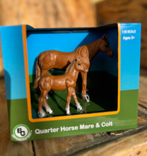 Load image into Gallery viewer, Quarter Horse Mare/Colt Set
