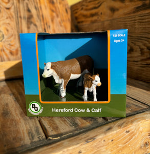Hereford Cow Calf Pair