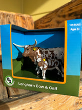 Load image into Gallery viewer, Longhorn Cow Calf Pair
