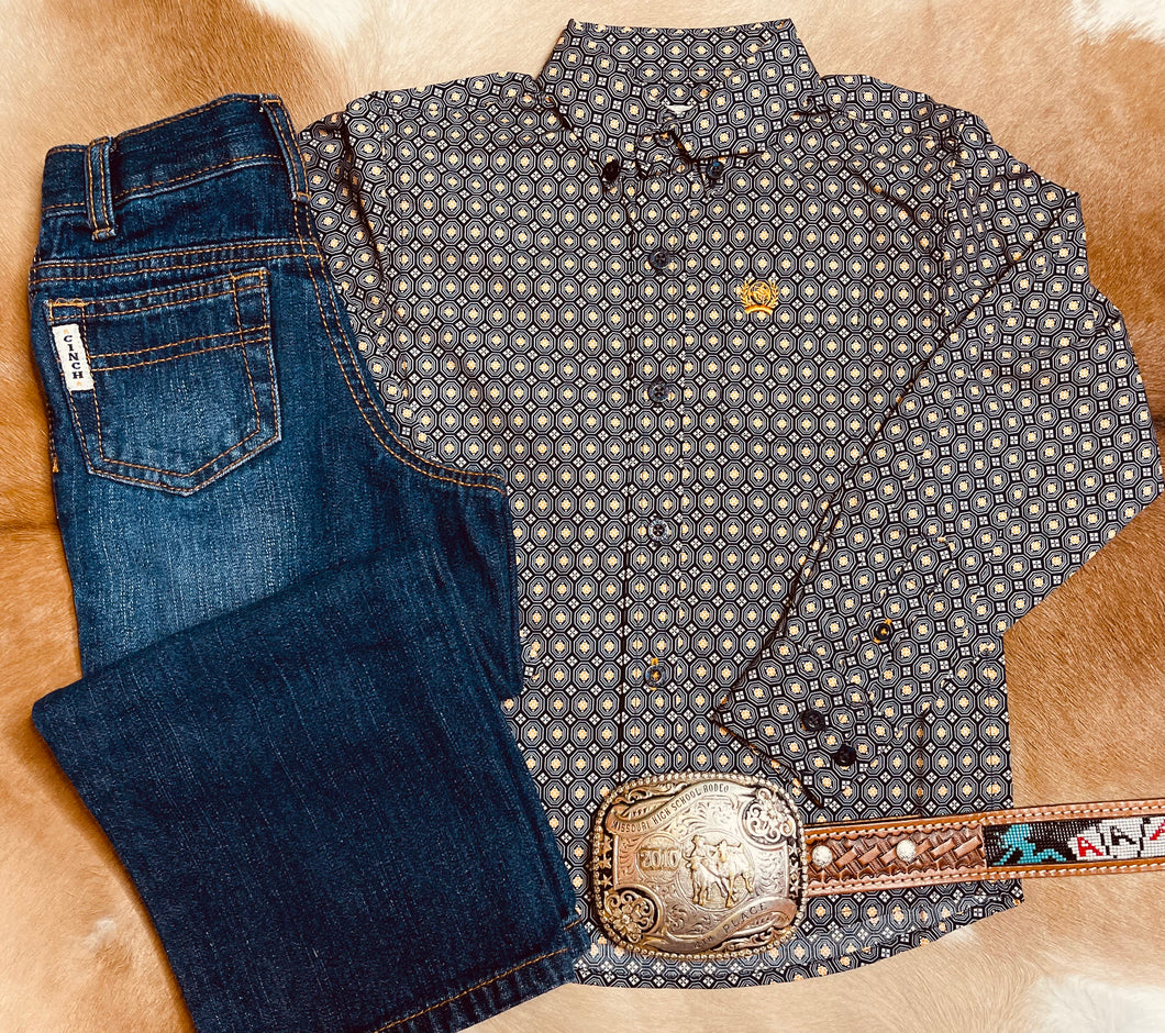 Cinch Diamond Rio Button Up